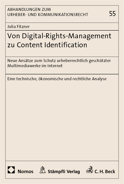 Cover des Buchs: Von Digital-Rights-Management zu Content Identification