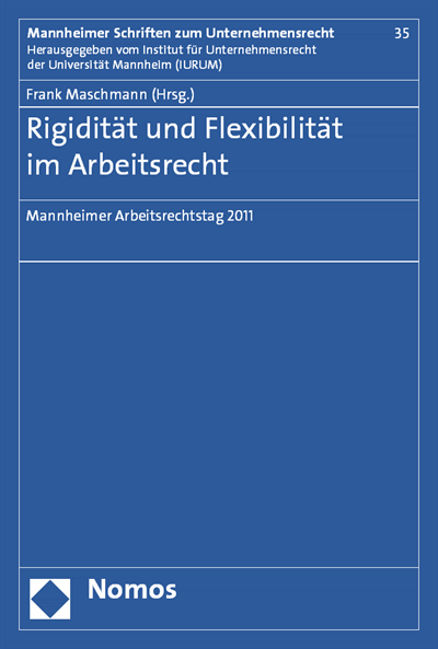 Cover des Buchs: Rigidität und Flexibilität im Arbeitsrecht