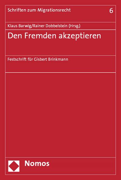 Cover of book: Den Fremden akzeptieren