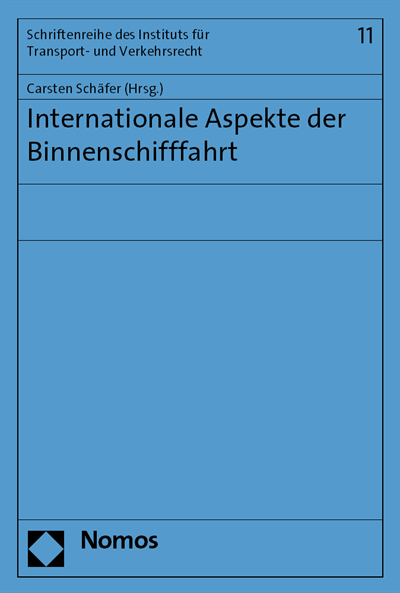 Cover des Buchs: Internationale Aspekte der Binnenschifffahrt