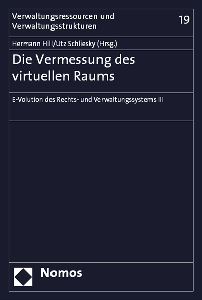 Cover des Buchs: Die Vermessung des virtuellen Raums