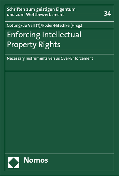 Cover des Buchs: Enforcing Intellectual Property Rights