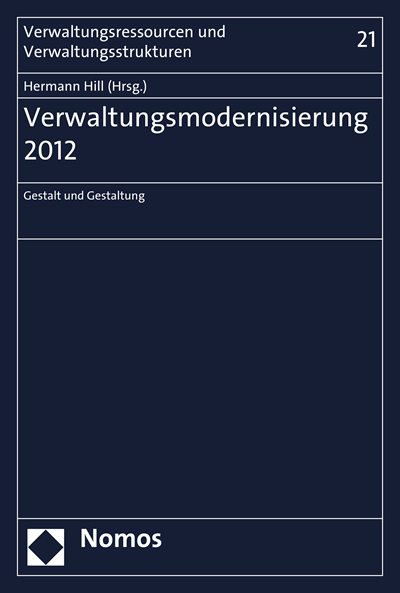 Cover des Buchs: Verwaltungsmodernisierung 2012