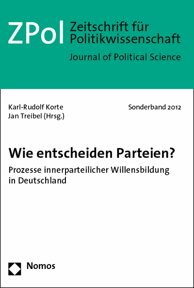 Cover des Buchs: Wie entscheiden Parteien?
