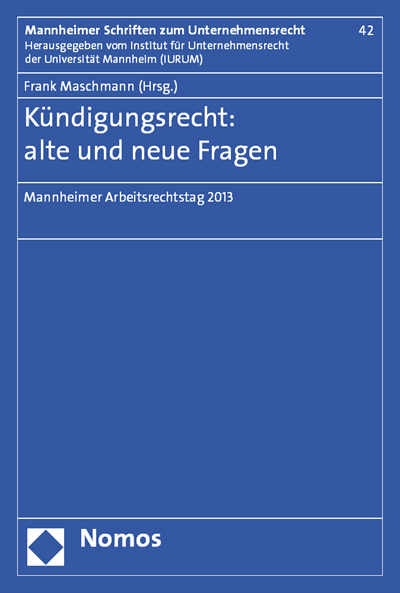 Cover des Buchs: Kündigungsrecht: alte und neue Fragen