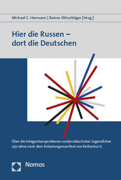Cover des Buchs: Hier die Russen - dort die Deutschen