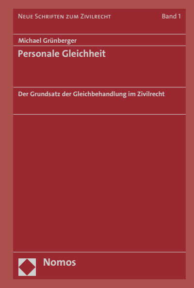 Cover des Buchs: Personale Gleichheit