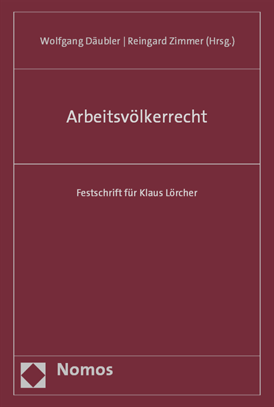 Cover des Buchs: Arbeitsvölkerrecht
