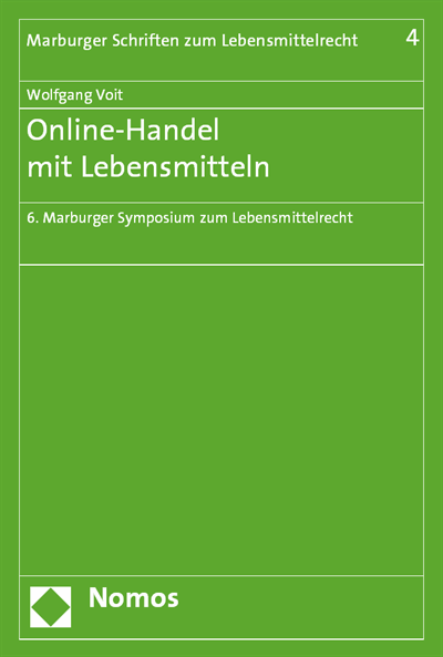 Cover des Buchs: Online-Handel mit Lebensmitteln