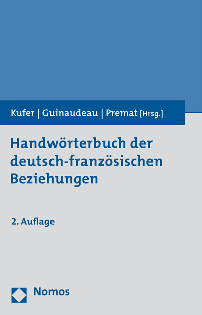 Cover des Buchs: Handwörterbuch der deutsch-französischen Beziehungen
