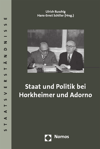Cover des Buchs: Staat und Politik bei Horkheimer und Adorno