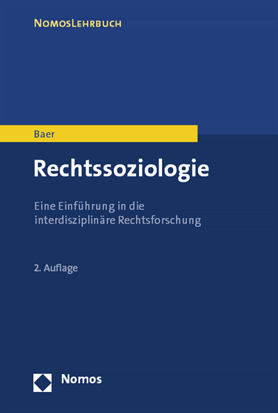 Cover des Buchs: Rechtssoziologie