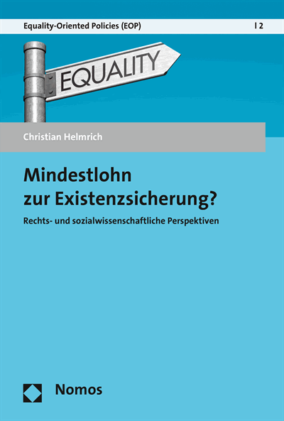 Cover des Buchs: Mindestlohn zur Existenzsicherung?