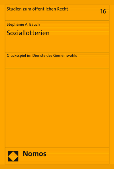 Cover des Buchs: Soziallotterien