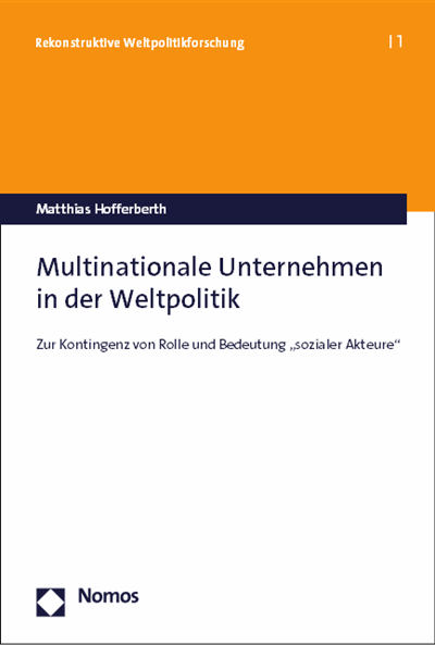 Cover des Buchs: Multinationale Unternehmen in der Weltpolitik