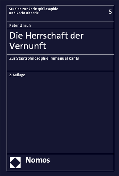 Cover of book: Die Herrschaft der Vernunft