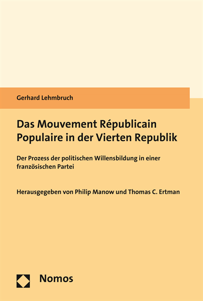 Cover des Buchs: Das Mouvement Républicain Populaire in der Vierten Republik
