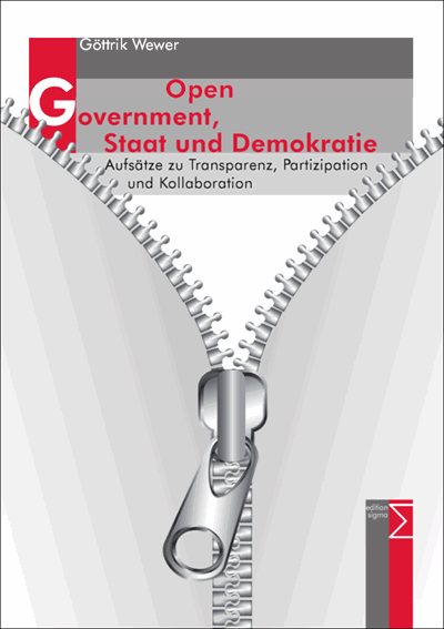 Cover des Buchs: Open Government, Staat und Demokratie