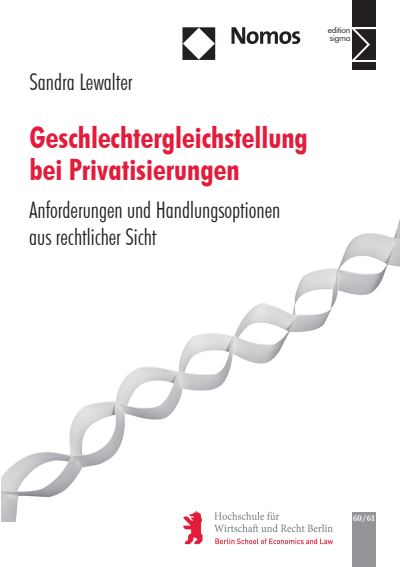 Cover des Buchs: Geschlechtergleichstellung bei Privatisierungen