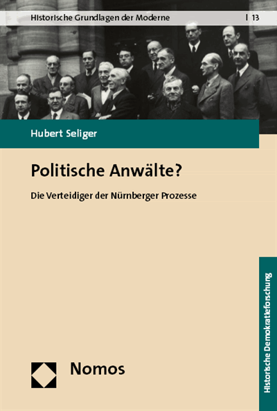 Cover des Buchs: Politische Anwälte?