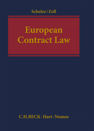 Cover des Buchs: European Contract Law