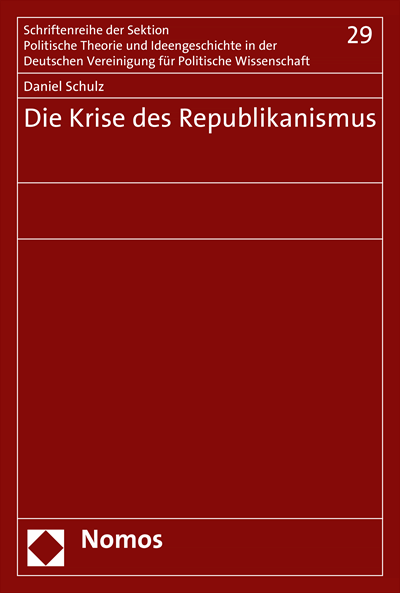 Cover des Buchs: Die Krise des Republikanismus