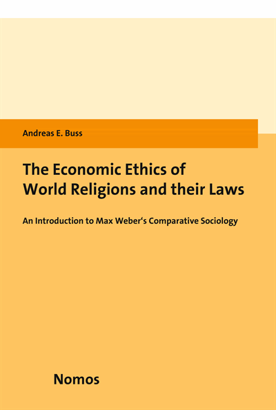 Cover des Buchs: The Economic Ethics of World Religions and their Laws