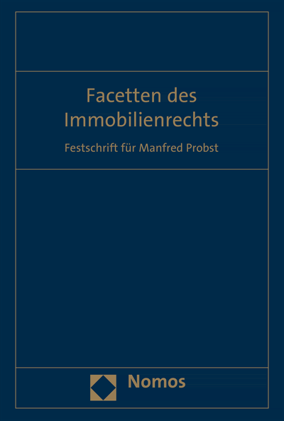 Cover des Buchs: Facetten des Immobilienrechts
