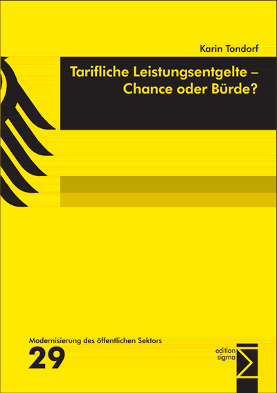Cover des Buchs: Tarifliche Leistungsentgelte - Chance oder Bürde?