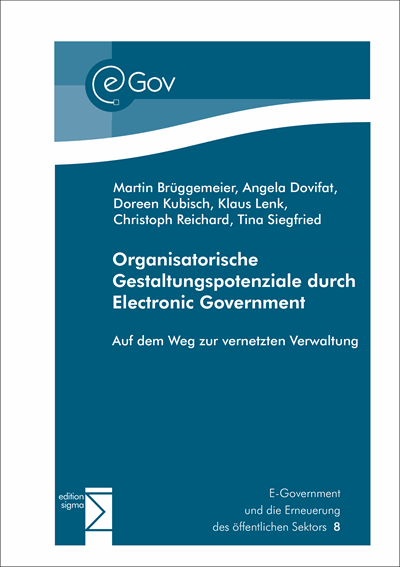 Cover des Buchs: Organisatorische Gestaltungspotenziale durch Electronic Government