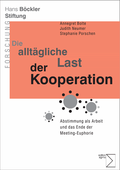 Cover des Buchs: Die alltägliche Last der Kooperation