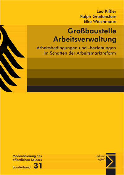 Cover des Buchs: Großbaustelle Arbeitsverwaltung