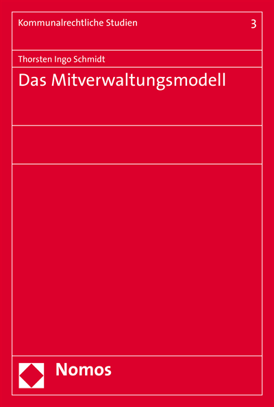 Cover des Buchs: Das Mitverwaltungsmodell