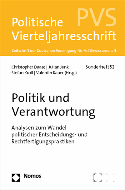 Cover des Buchs: Politik und Verantwortung