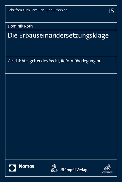 Cover des Buchs: Die Erbauseinandersetzungsklage