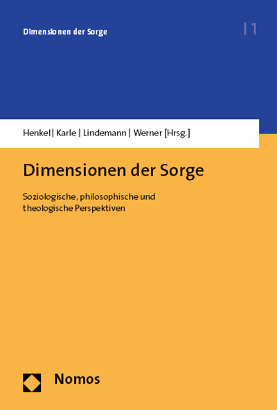 Cover des Buchs: Dimensionen der Sorge