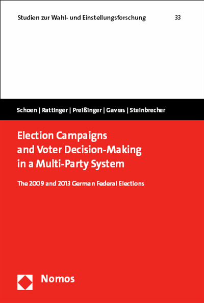 Cover des Buchs: Election Campaigns and Voter Decision-Making in a Multi-Party System