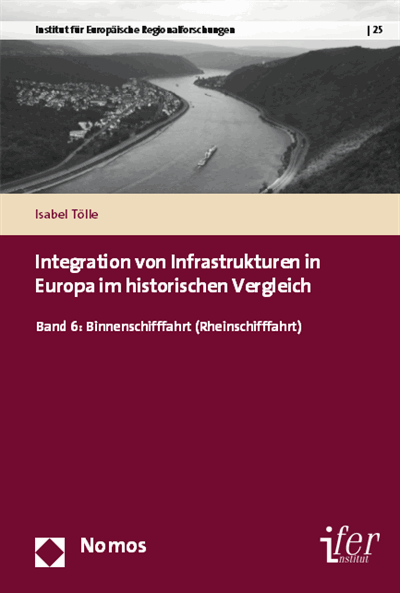 Cover des Buchs: Integration von Infrastrukturen in Europa im historischen Vergleich