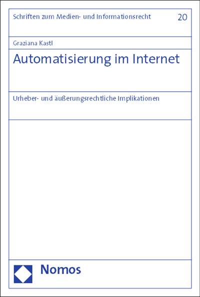 Cover des Buchs: Automatisierung im Internet