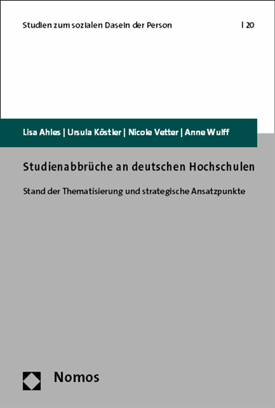 Cover des Buchs: Studienabbrüche an deutschen Hochschulen