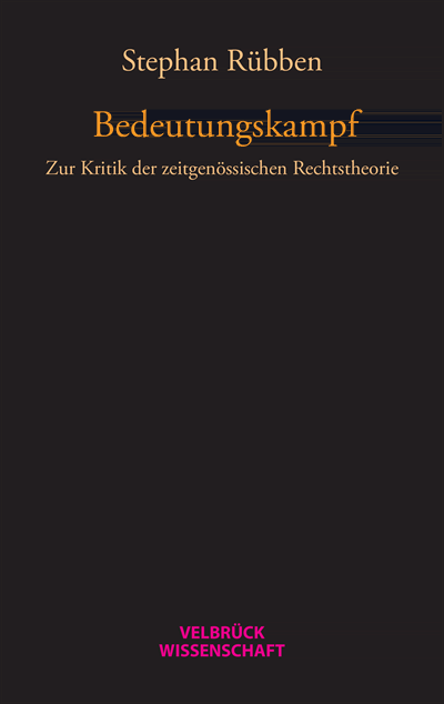 Cover des Buchs: Bedeutungskampf