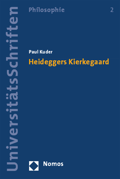 Cover des Buchs: Heideggers Kierkegaard