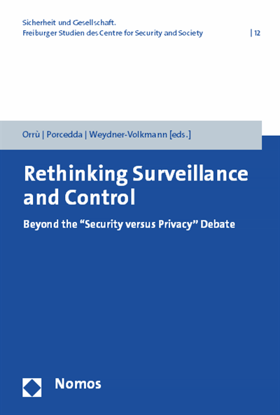 Cover des Buchs: Rethinking Surveillance and Control