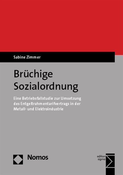 Cover of book: Brüchige Sozialordnung
