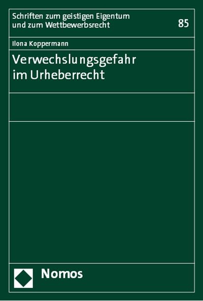Cover of book: Verwechslungsgefahr im Urheberrecht