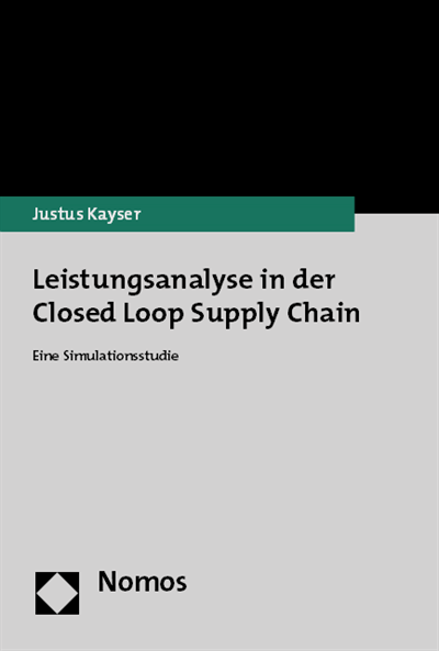 Cover des Buchs: Leistungsanalyse in der Closed Loop Supply Chain