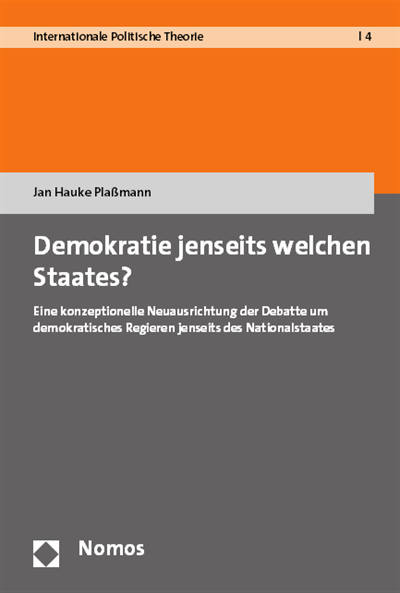 Cover des Buchs: Demokratie jenseits welchen Staates?