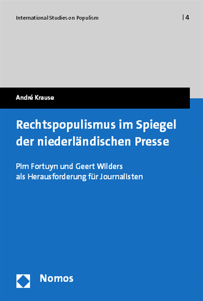 Cover des Buchs: Rechtspopulismus im Spiegel der niederländischen Presse