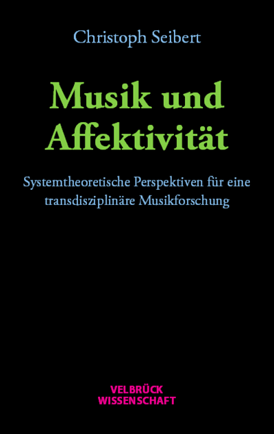 Cover des Buchs: Musik und Affektivität