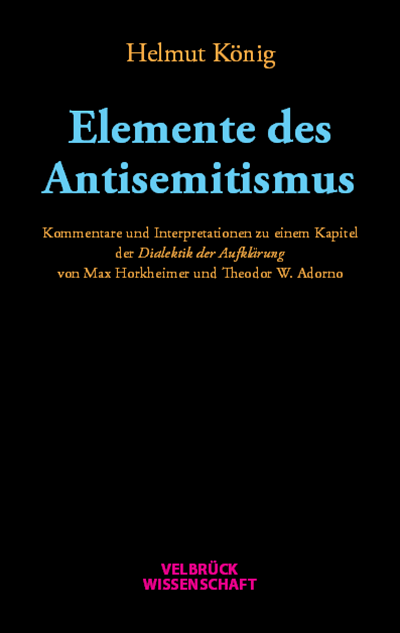 Cover des Buchs: Elemente des Antisemitismus